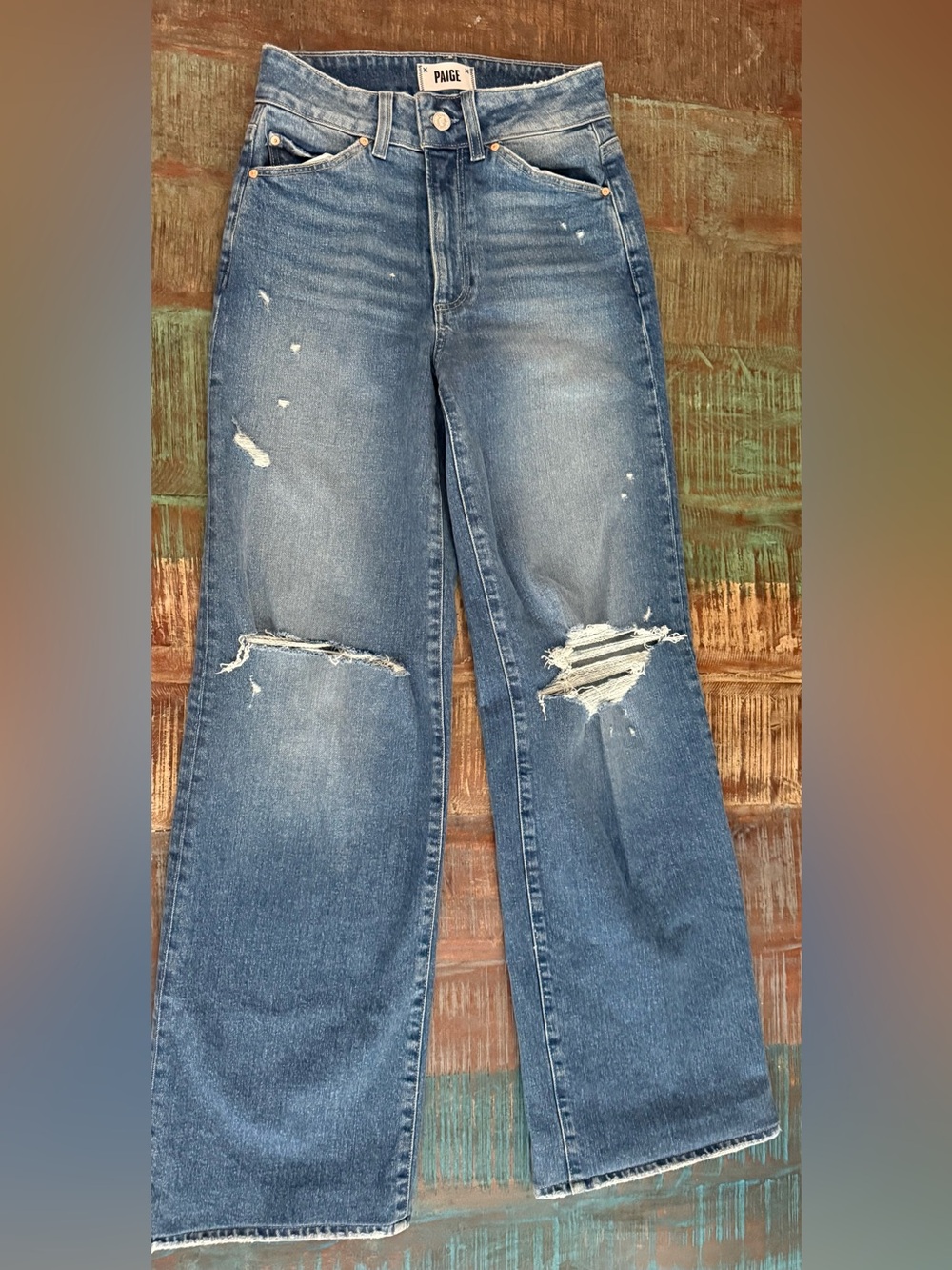 PAIGE Sasha High-Rise Wide-Leg Jeans - Picture 3 of 8